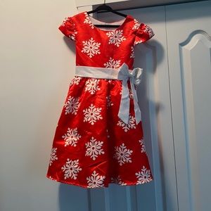 Size 5 kids, Snow Flake red and white